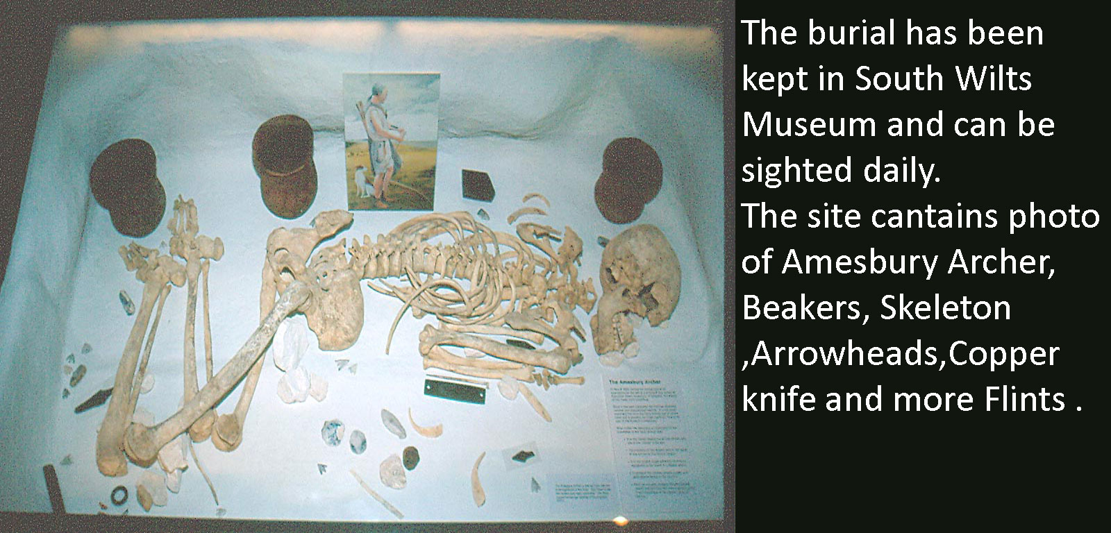 Display of Amesbury Archer